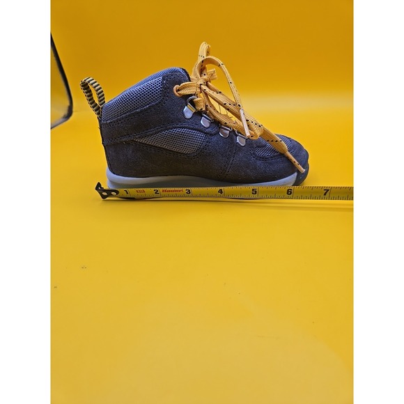 Timberland Earthkeeper GT Scramble Mid Nubuck Size 7 Gray Yellow Kids Boots Exc - Picture 7 of 7